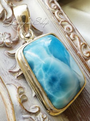 画像4: 大特価！高品質ラリマールのペンダントトップ(13,3g)