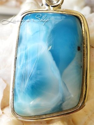 画像3: 大特価！高品質ラリマールのペンダントトップ(13,3g)