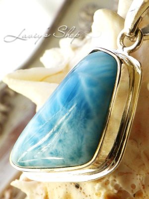 画像2: 大特価！高品質ラリマールのペンダントトップ(11,6g)