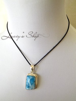 画像7: 大特価！高品質ラリマールのペンダントトップ(13,3g)