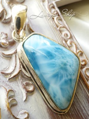 画像5: 大特価！高品質ラリマールのペンダントトップ(11,6g)