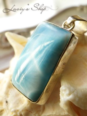 画像2: 大特価！高品質ラリマールのペンダントトップ(9,3g)