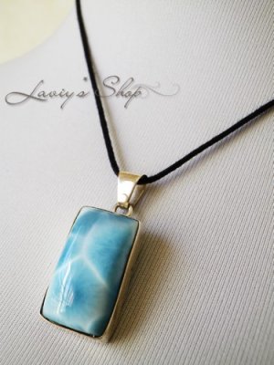 画像6: 大特価！高品質ラリマールのペンダントトップ(9,3g)