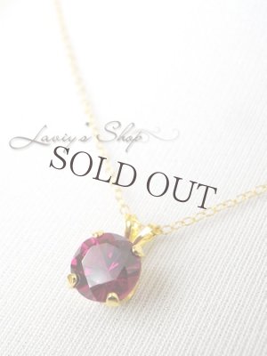 画像10: 美色！宝石ロードライトガーネットの1粒ネックレス