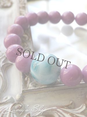 画像4: 高品質ラリマールとフォスフォシデライトのブレスレット