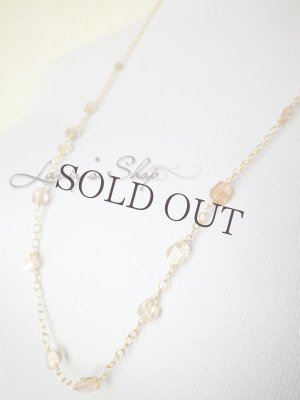 画像8: オレゴンサンストーンのロングチェーンネックレス