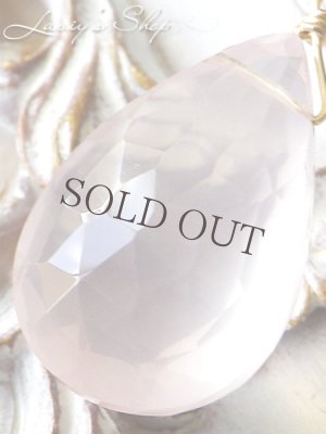 画像8: ブラジル産大粒ローズクォーツの1粒ネックレス