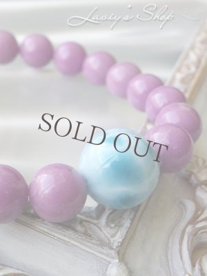 画像5: 高品質ラリマールとフォスフォシデライトのブレスレット