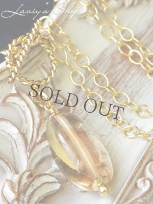 画像6: 大粒オレゴンサンストーンのスタイリッシュデザインネックレス