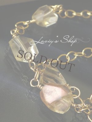 画像7: オレゴンサンストーンのロングチェーンネックレス