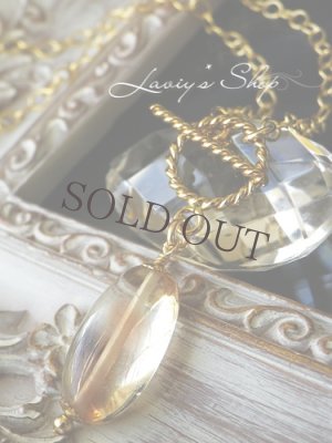 画像4: 大粒オレゴンサンストーンのスタイリッシュデザインネックレス