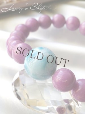 画像3: 高品質ラリマールとフォスフォシデライトのブレスレット