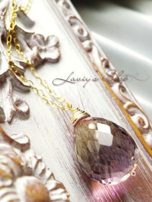 画像8: ぽってり大粒アメトリンブリオレットの1粒ネックレス