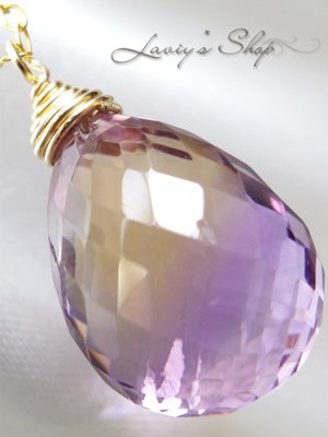 画像5: ぽってり大粒アメトリンブリオレットの1粒ネックレス