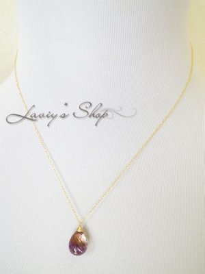 画像10: ぽってり大粒アメトリンブリオレットの1粒ネックレス