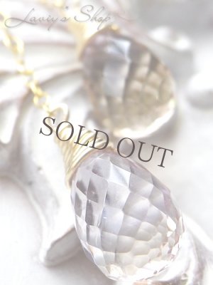 画像6: アメトリンブリオレットの1粒チェーンピアス