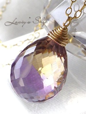 画像4: ぽってり大粒アメトリンブリオレットの1粒ネックレス