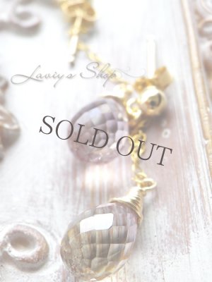 画像5: アメトリンブリオレットの1粒チェーンピアス