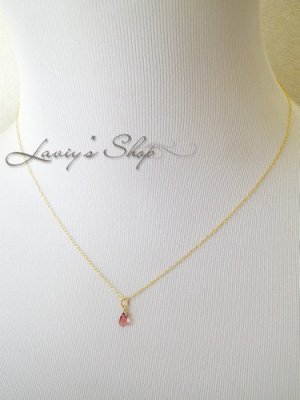 画像10: 非加熱パステルカラーサファイアのプチネックレス(RAINBOW)