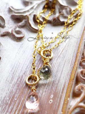 画像9: 非加熱パステルカラーサファイアのプチネックレス(RAINBOW)