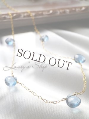 画像3: 小粒サンタマリアアクアマリンのデザインネックレス