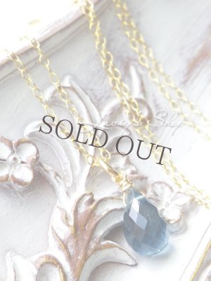 画像2: サンタマリアアクアマリンブリオレットの1粒ネックレス