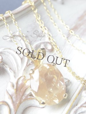 画像6: ゴールデンオレゴンサンストーンの1粒ネックレス