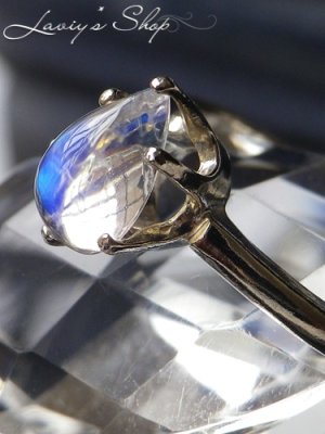 画像3: 美麗！ロイヤルブルームーンの1粒リング