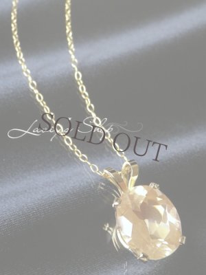 画像3: ゴールデンオレゴンサンストーンの1粒ネックレス