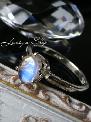 画像3: スリランカ産ブルームーンストーンのシンプルリング