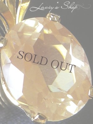 画像7: ゴールデンオレゴンサンストーンの1粒ネックレス