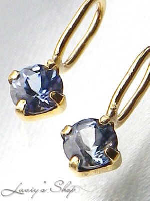 画像5: K18/宝石ベニトアイトのプチペンダントトップ