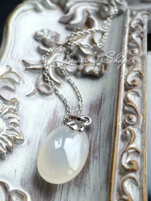 画像5: 新入荷！ミルキーホワイトスミソナイトの一粒ネックレス