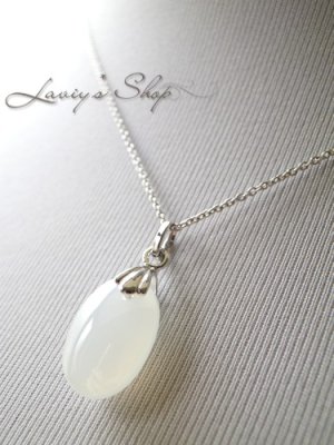 画像6: 新入荷！ミルキーホワイトスミソナイトの一粒ネックレス