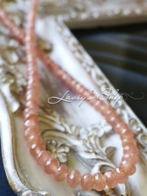 画像6: 高品質ペルー産ファセットインカローズの贅沢ネックレス