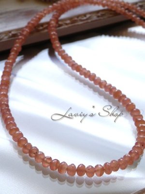 画像3: 高品質ペルー産ファセットインカローズの贅沢ネックレス