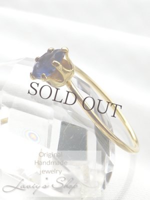 画像2: カジュアルブルーサファイアの1粒リング