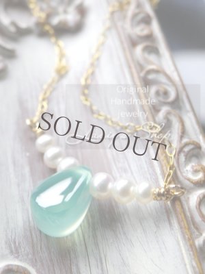 画像9: 新入荷！スミソナイトと小粒パールのデザインネックレス