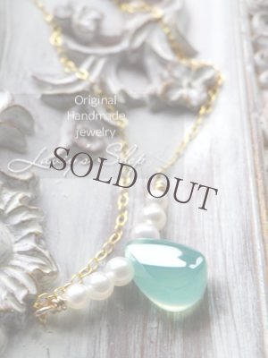 画像10: 新入荷！スミソナイトと小粒パールのデザインネックレス