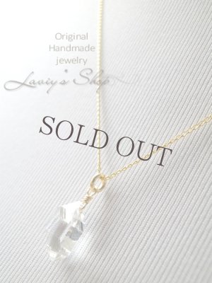 画像6: ハーキマーダイヤモンドポインターの１粒ネックレス(3,4ct.)