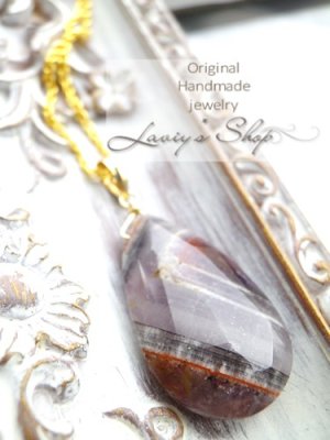 画像4: 大粒Mixクォーツの1粒デザインネックレス