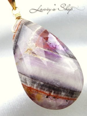 画像6: 大粒Mixクォーツの1粒デザインネックレス