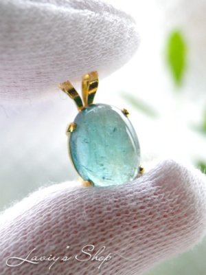 画像9: グランディディエライトのペンダントトップ(cab)