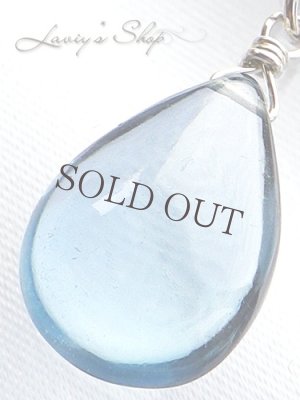 画像6: Silver925/大粒ロンドンブルートパーズの1粒ネックレス