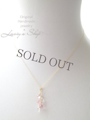 画像8: ピンク＆ホワイトトパーズのデザインネックレス