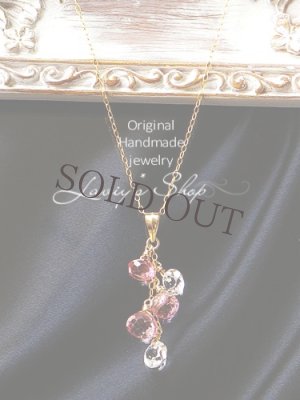 画像3: ピンク＆ホワイトトパーズのデザインネックレス