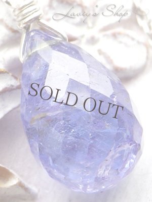 画像4: 高品質タンザナイトの1粒ネックレス