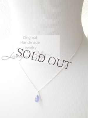 画像9: 高品質タンザナイトの1粒ネックレス