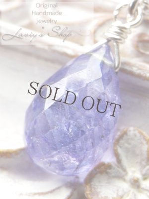 画像3: 高品質タンザナイトの1粒ネックレス