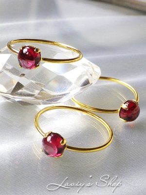 画像2: ロードライトガーネットのリング